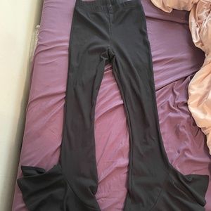 Topshop knit flare pants